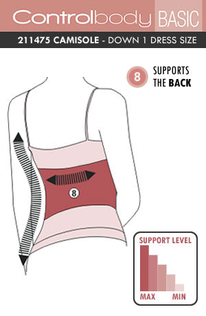 Control Body Shaping Camisole Nero