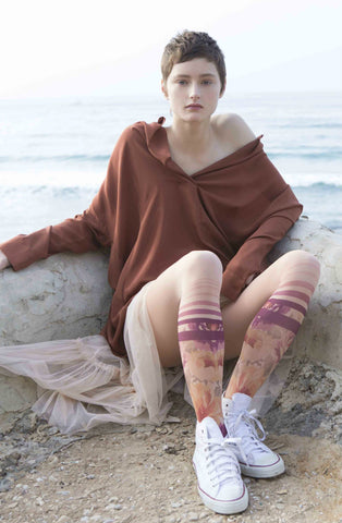 Zohara "Sock In The Garden" Powder Tights