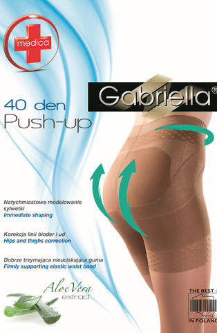 Gabriella Classic Push Up Tights Mocca