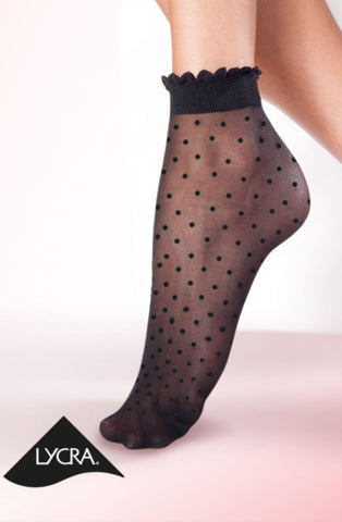 Gabriella Puntina Socks Black One Size