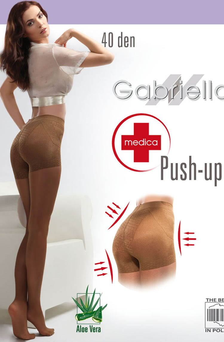 Gabriella Classic Push Up Tights Mocca