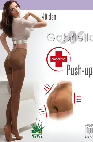 Gabriella Classic Push Up Tights Mocca