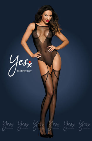 Yesx YX179 Bodystocking Black